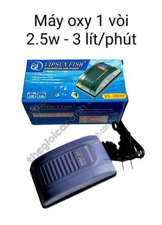 MÁY SỦI KHÍ OXY 1 VÒI VIPSUN VS-3800