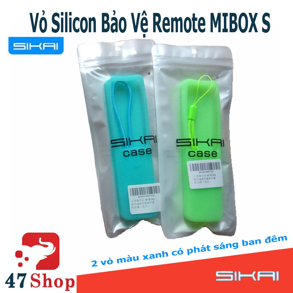 [CHÍNH HÃNG SIKAI] Vỏ silicon điều khiển Mibox S 2019 - Vỏ silicon bảo vệ remote Mibox S