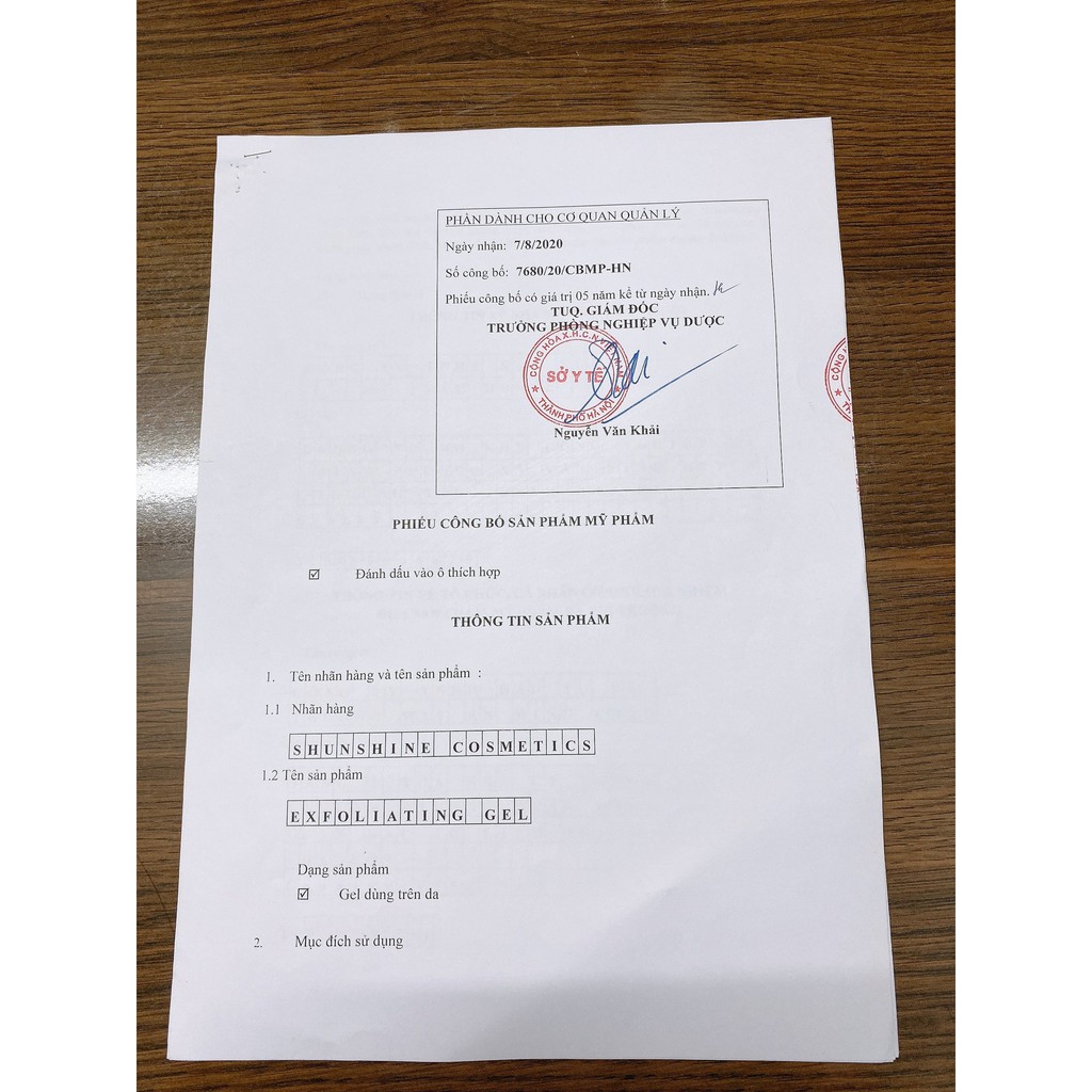 Shunshine Cosmetics Gel Tẩy Tế Bào chết - Dành cho mọi loại da | BigBuy360 - bigbuy360.vn