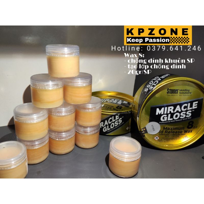 Miracle Gloss Wax 8 - chất chống dính khuôn