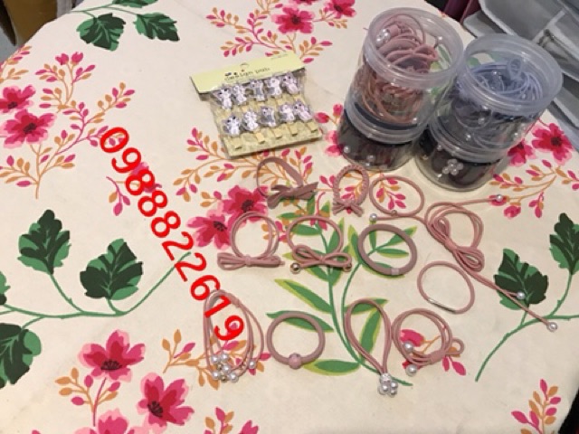 SET 12 DÂY Cột TÓC SIÊU XINK