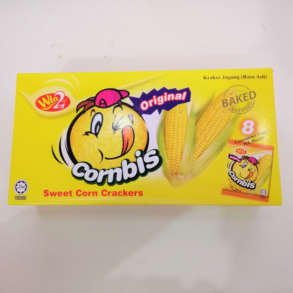 Bánh Bắp Win2 Cornbis Sweet Corn Crackers (Hộp 144g)