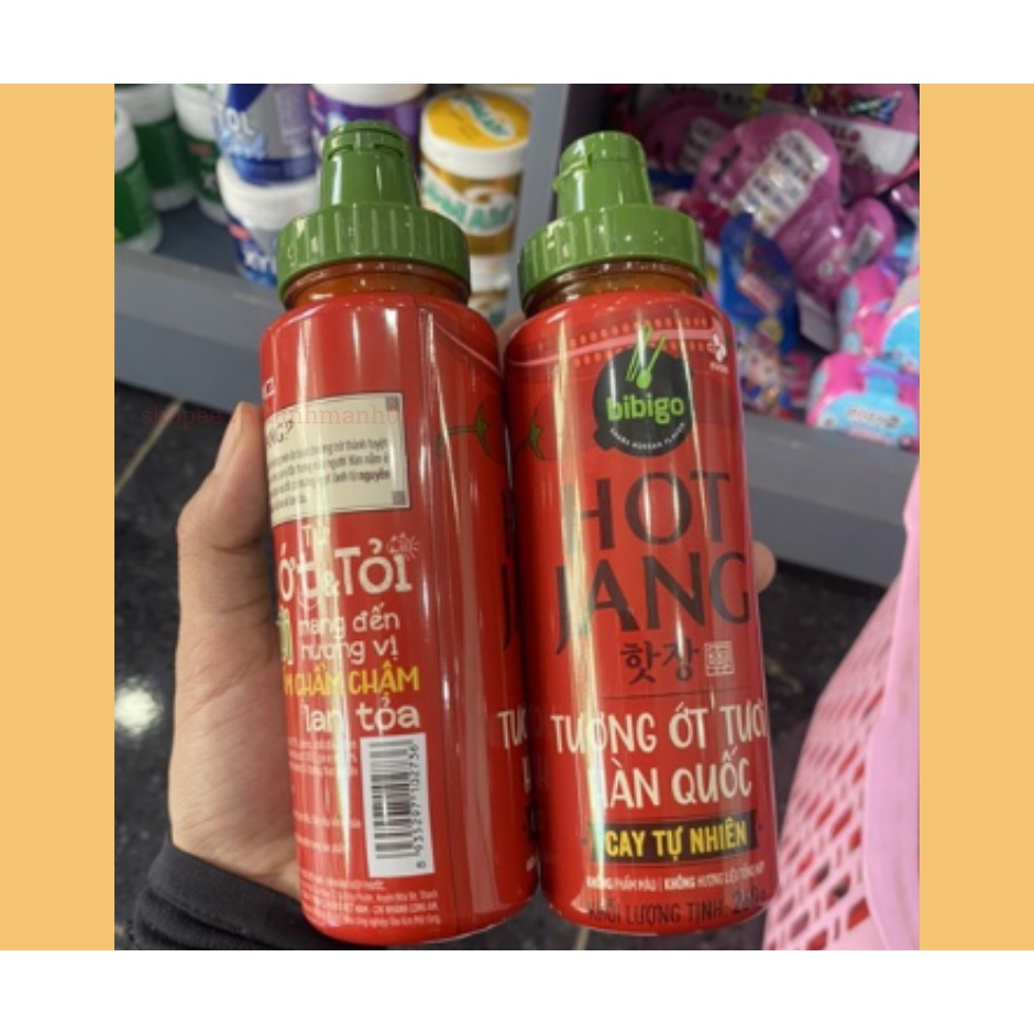 Tương Ớt Tươi Hàn Quốc Bibigo Hot Jang Hàn Quốc- Chai Sốt Tương Ớt 260G Nhập Khẩu Chính Hãng
