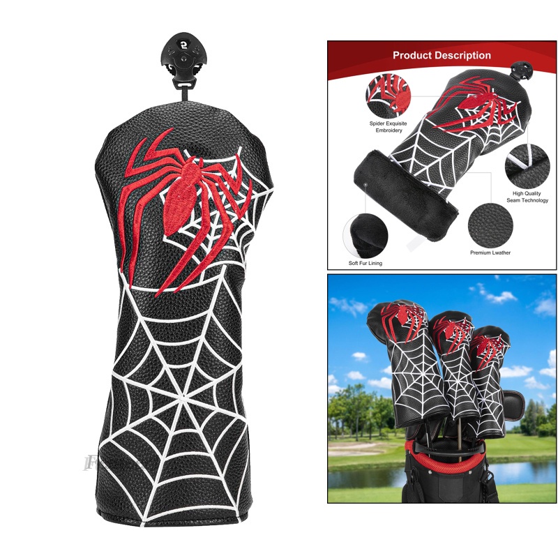 Vỏ Bọc Bảo Vệ Đầu Gậy Đánh Golf Bằng Da Fenteer1