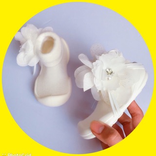 [Chính hãng Ggomoosin ] Giày tập đi cho bé cưng Angel white
