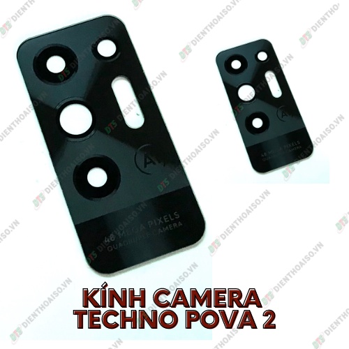 Kính camera techno pova 2 kèm keo dán