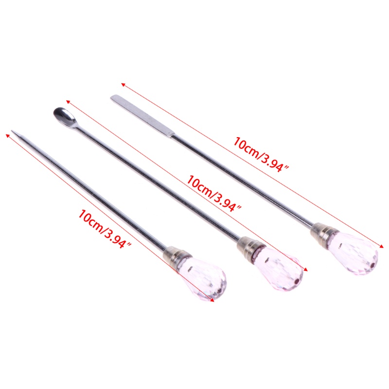 Bộ 3 Dụng Cụ Làm Móng Nghệ Thuật Bằng Silicone