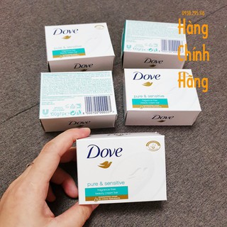 Combo 5 Xà bông cục Dove Pure Sensitive - chính hiệu Hà Lan - 100g