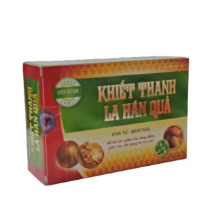 Viên ngậm khiết thanh la hán quả hộp 3 vỉ x 8 viên