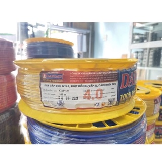 10m Dây điện đơn mềm LIOA 1x 4.0 mm2 lõi đồng lion 100% dẫn điện tốt nhất