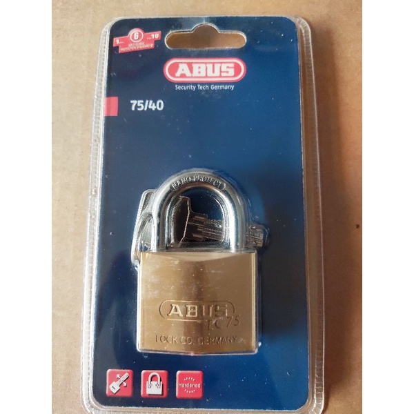 [Chính hãng]Khoá treo đồng Abus 75/40 chính hãng ĐỨC