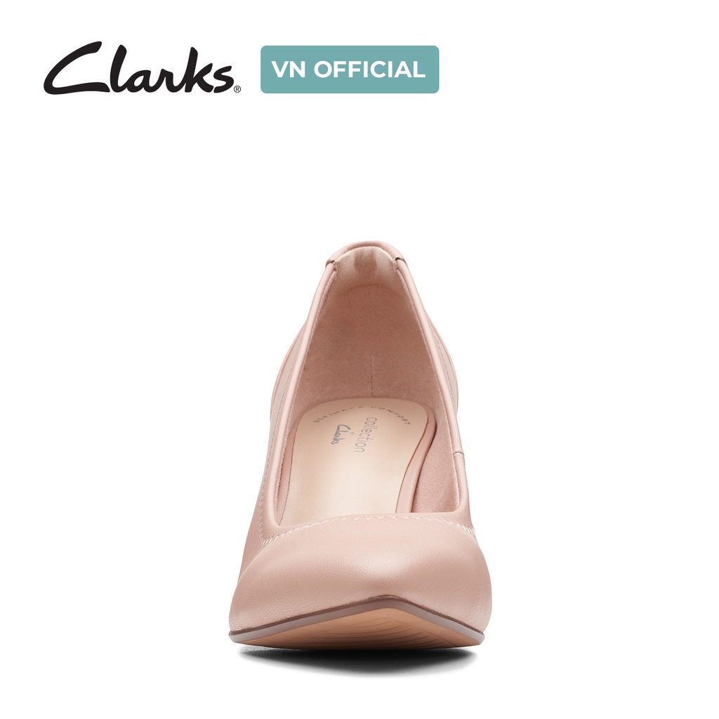 Giày cao gót nữ CLARKS Illeana Pump màu Dark Blush