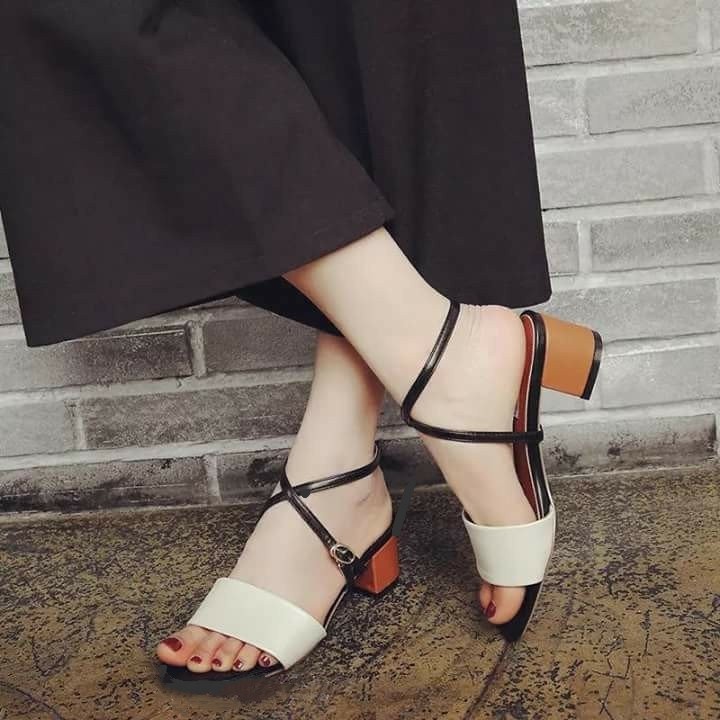 Giày cao gót da mềm quai ngang GCC44DORIS