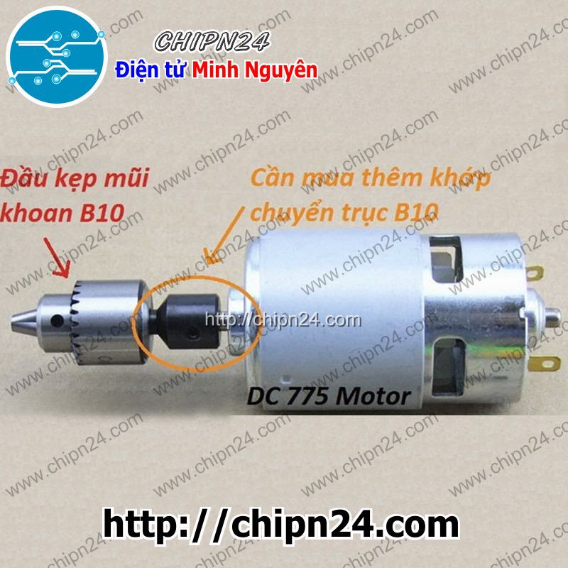 [1 CÁI] (KG1) Khớp chuyển trục B10-3.17mm (tặng Cây Mở Lục Giác M4)