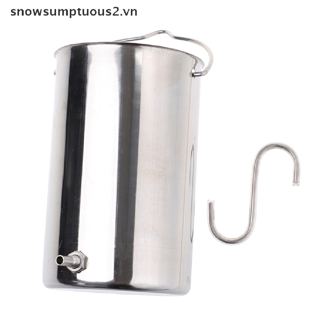 Xô Inox Đựng Cà Phê / Nước Rửa Chén Enema Tiện Dụng Cho Gia Đình