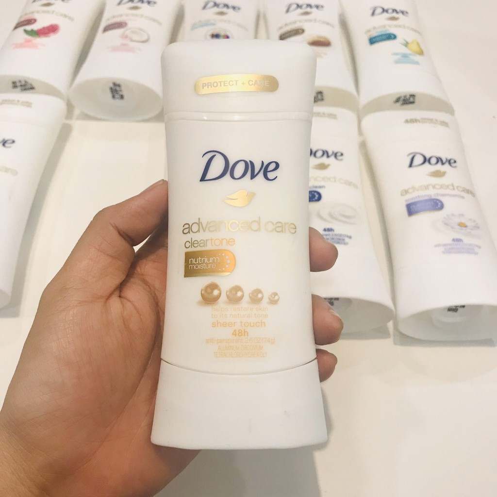 LĂN KHỬ MÙI DOVE CHO NỮ - Advanced Care 48h 74g (mẫu mới)