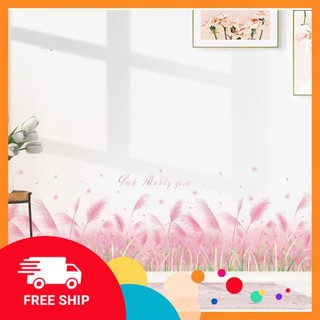 Decal dán tường⚡️𝗙𝗥𝗘𝗘𝗦𝗛𝗜𝗣⚡️Tranh dán chân tường loại cao cấp giúp bức tường sinh động hơn