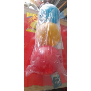 Combo 3 trái banh nhựa ,banh đá nhựa 1 lớp