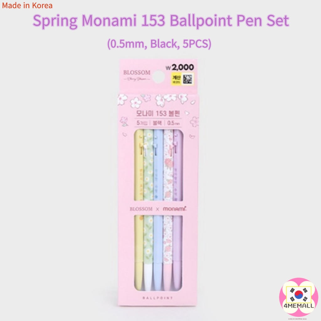 DAISO Bộ bút bi Monami 153