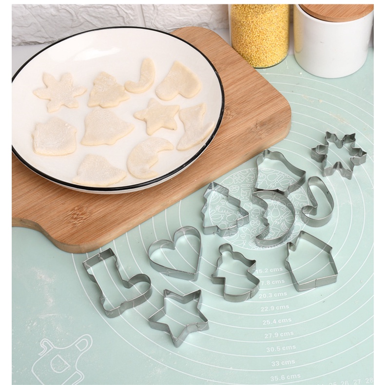Set khuôn cắt bánh quy hình dạng chủ đề giáng sinh