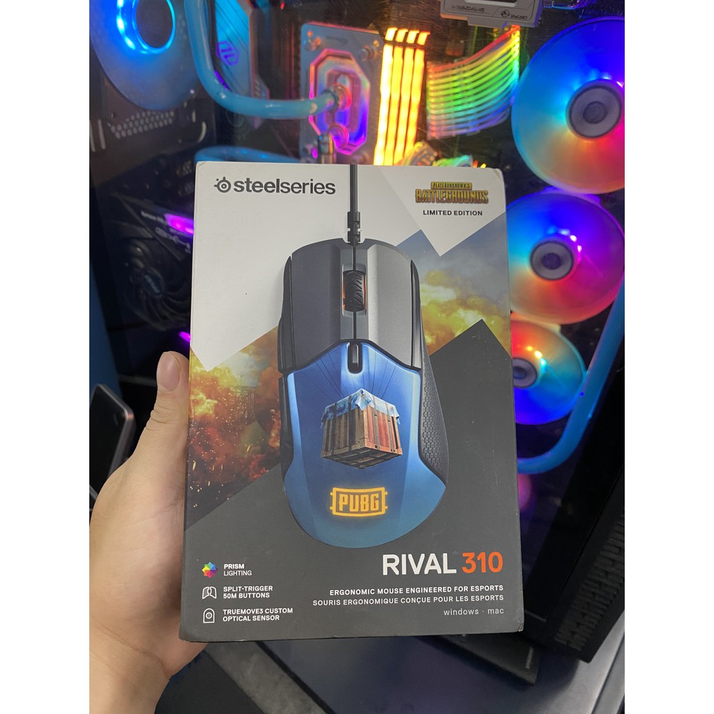 Chuột chơi game SteelSeries Rival 310 bản limited game sinh tồn PUBG new seal 100% giá rẻ nhất thị trường