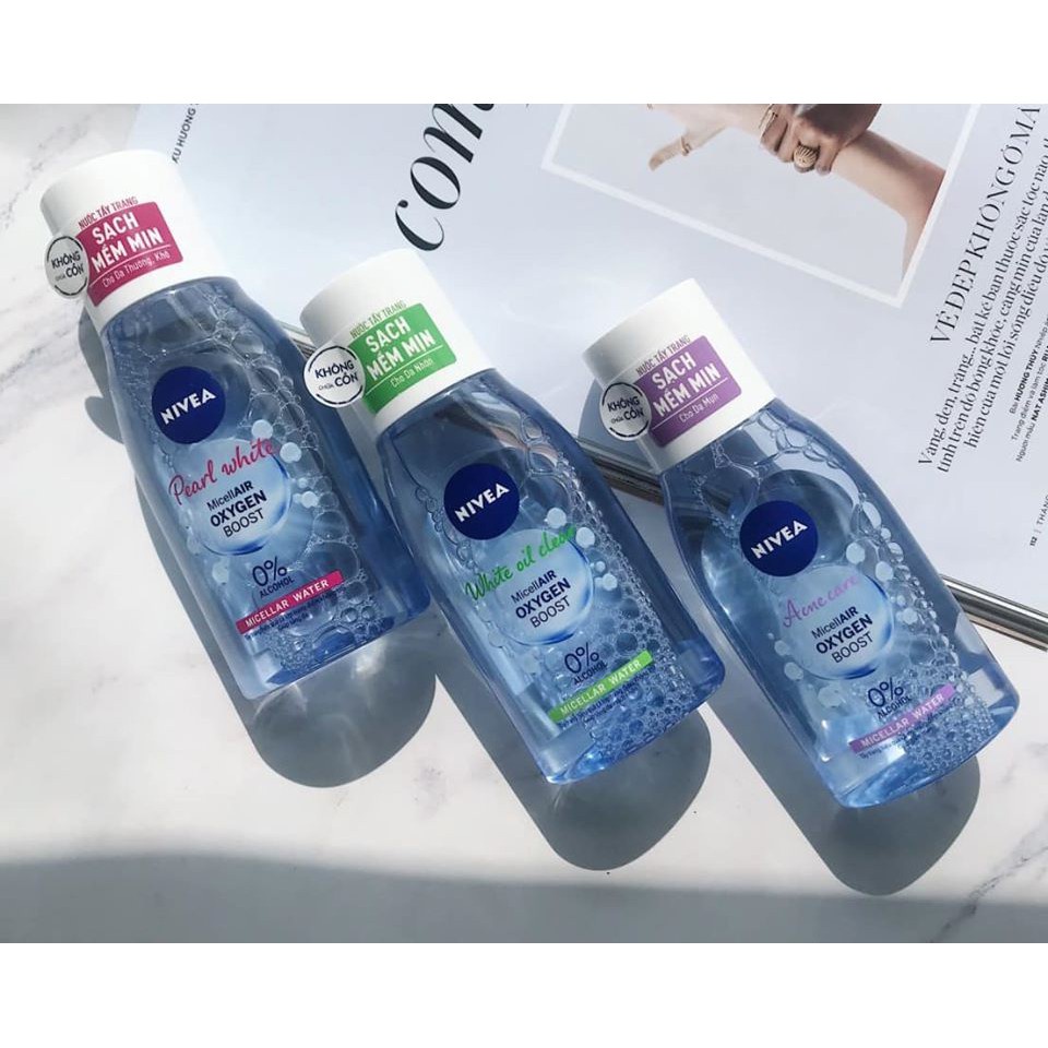 Nước Tẩy Trang Nivea Không Cồn 125ml - 200ml