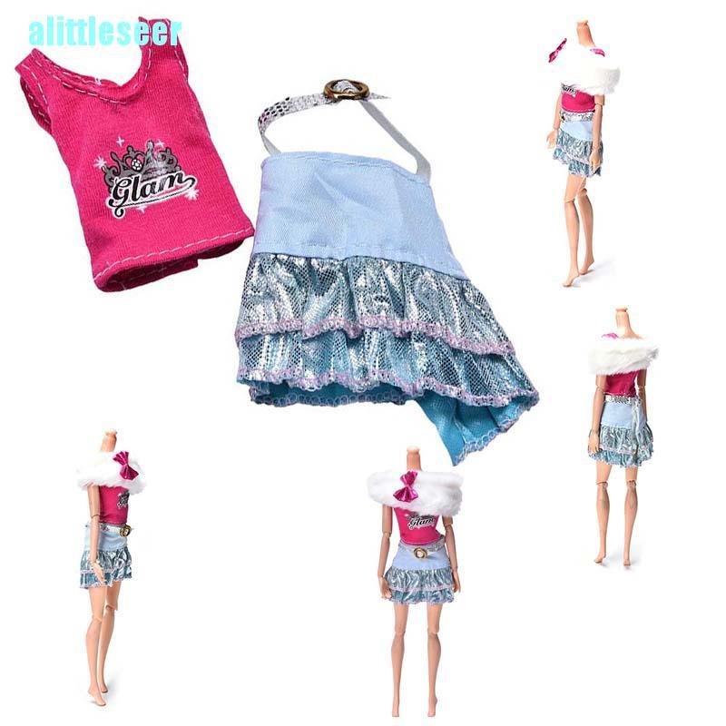 Set 3 Món Đồ Thời Trang Cho Búp Bê Barbie