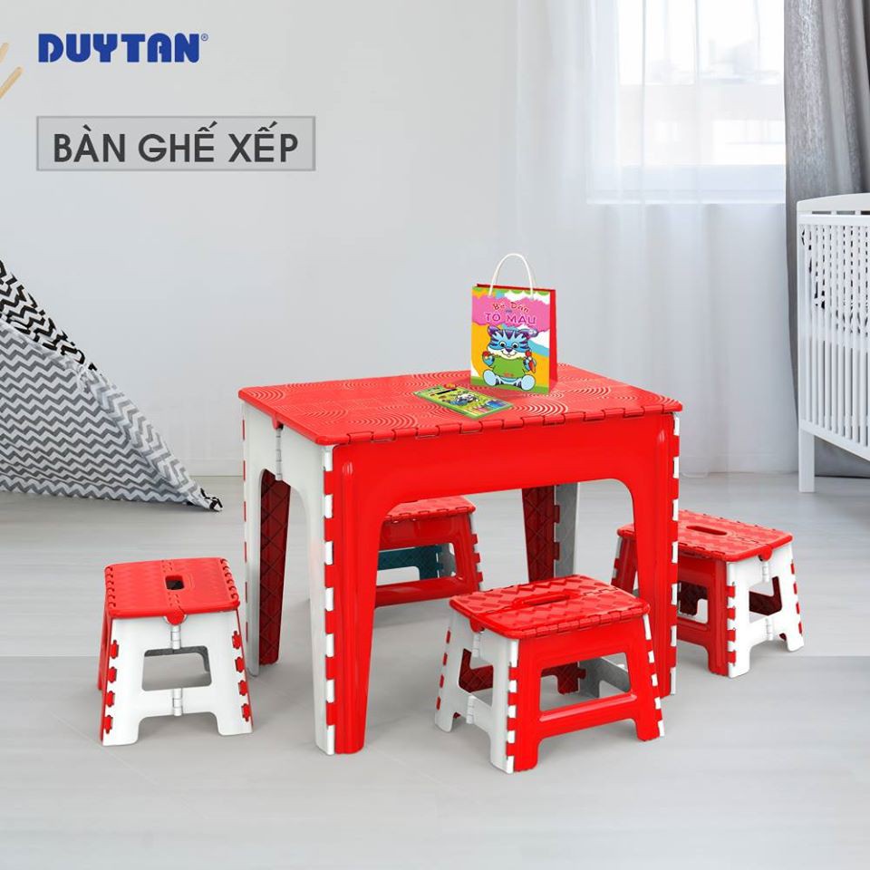 □✲ Bàn nhựa xếp Duy Tân cao cấp (65*45*50 cm)- GIAO NHANH 1H