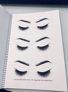 GIẤY VẼ FACECHART - VẼ MAKEUP