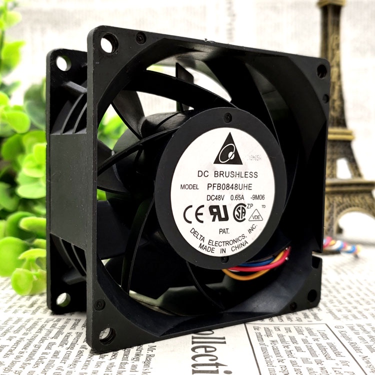 Quạt làm mát máy chủ Delta / Delta PFB0848UHE 8038 48v 0.65A 8CM / cm