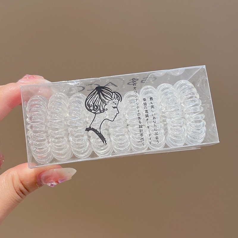 Dây Buộc Tóc Lò Xo Co Giãn Tốt Kiểu Hàn Quốc Cho Nữ