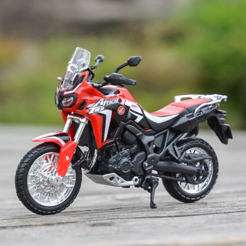 Maisto 1:18 Honda Africa Twin Dct Die Cast Đồ chơi mô hình tĩnh mô tô sưu tầm