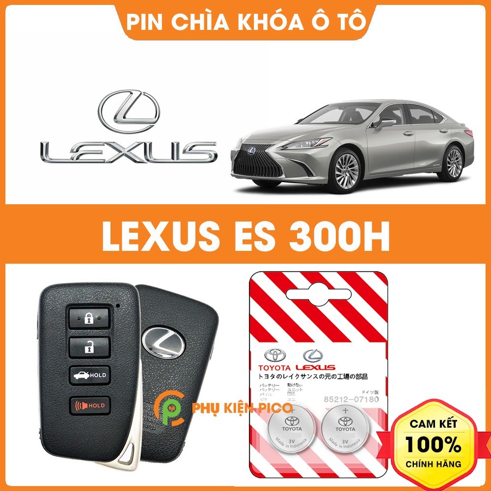 Pin chìa khóa ô tô Lexus ES 300H chính hãng Lexus sản xuất tại Indonesia 3V Panasonic