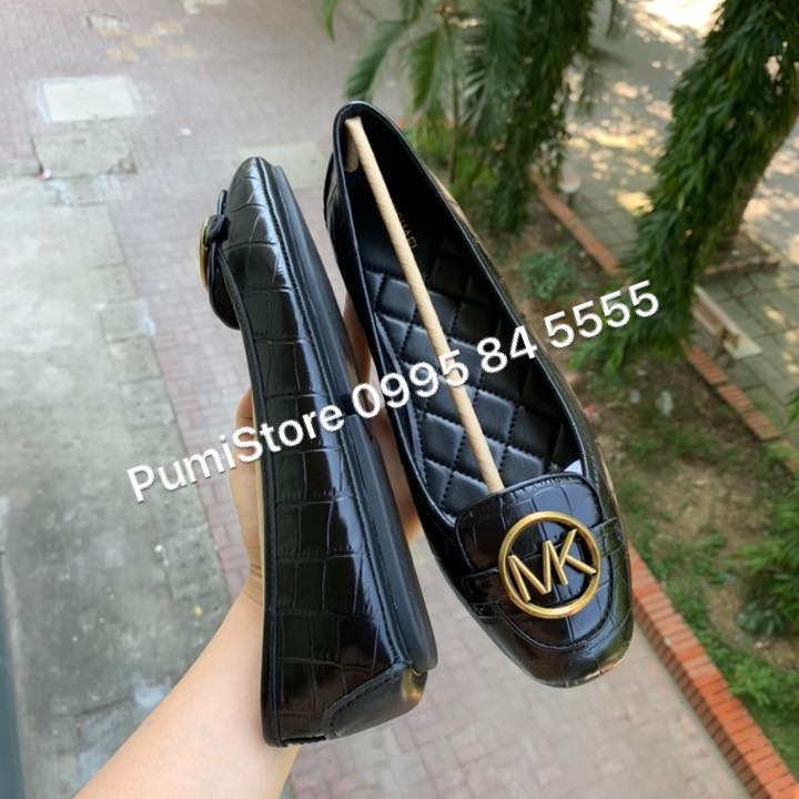 Giày Michael Kors Lillie Black Snake