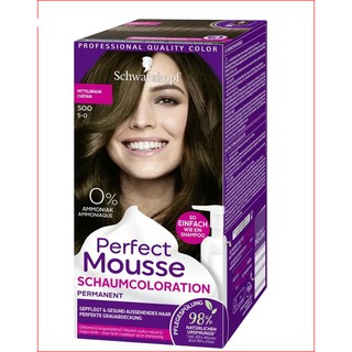 THUỐC NHUỘM TÓC DẠNG BỌT SCHWARZKOPF Perfect Mousse