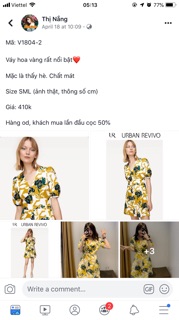 Váy hoa vàng