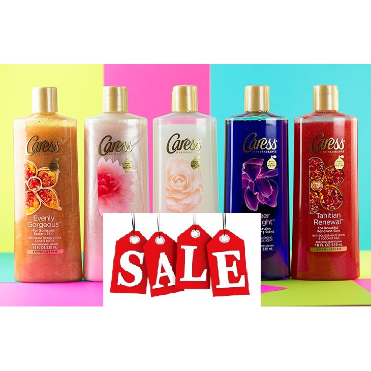 Sữa tắm dưỡng da hương nước hoa Caress (532ml)