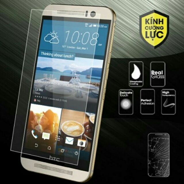 bộ 3 Dán kính cường lực HTC one M9 plus /OP12