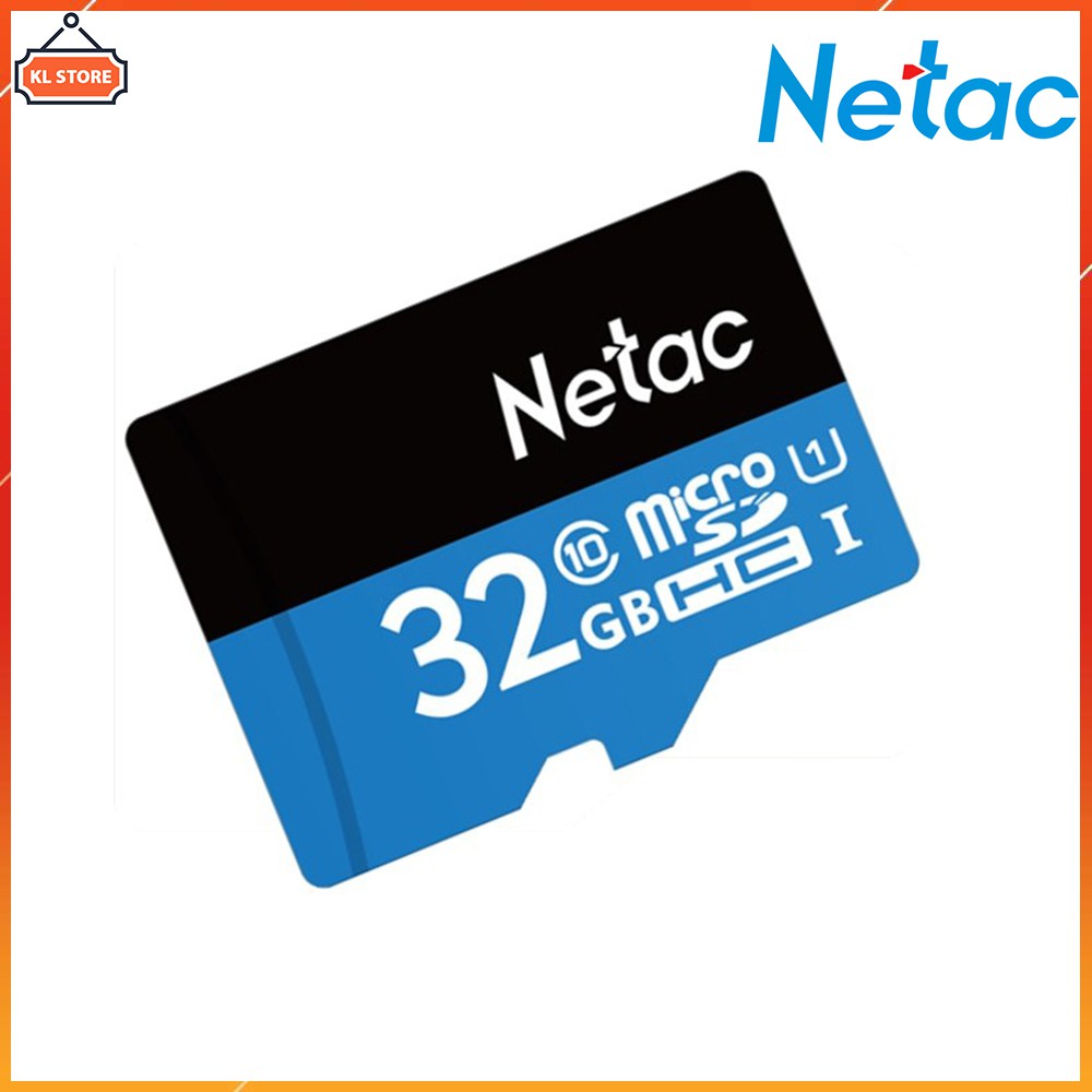 Thẻ nhớ SD micro NETAC 32GB Class 10 - Bảo hành 5 năm