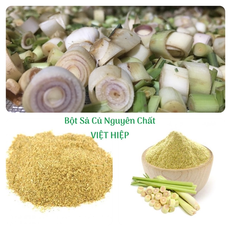 Bột Sả - Bột Củ Sả Việt Hiệp sấy thơm gói 500g - 1kg