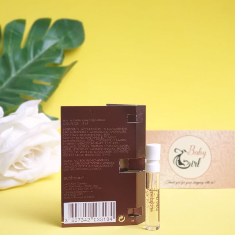 Mẫu Thử NƯỚC HOA NAM EUPHORIA MEN CỦA HÃNG CALVIN KLEIN 1.2ml | BigBuy360 - bigbuy360.vn