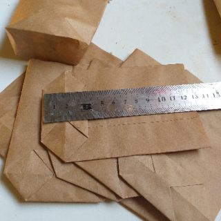 100 túi mini Kraft Nhật trơn kt 8 x 13cm