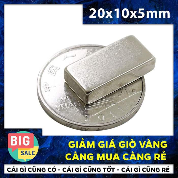 Đồ chơi đạo cụ ảo thuật cận cảnh hấp dẫn: Nam châm F 20 x 10 x 5