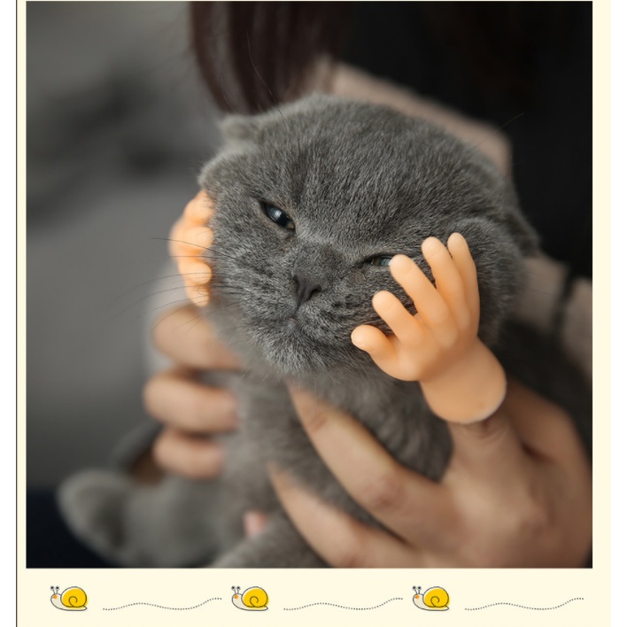 [HCM] Găng tay chọc mèo, massage mèo siêu thú vị