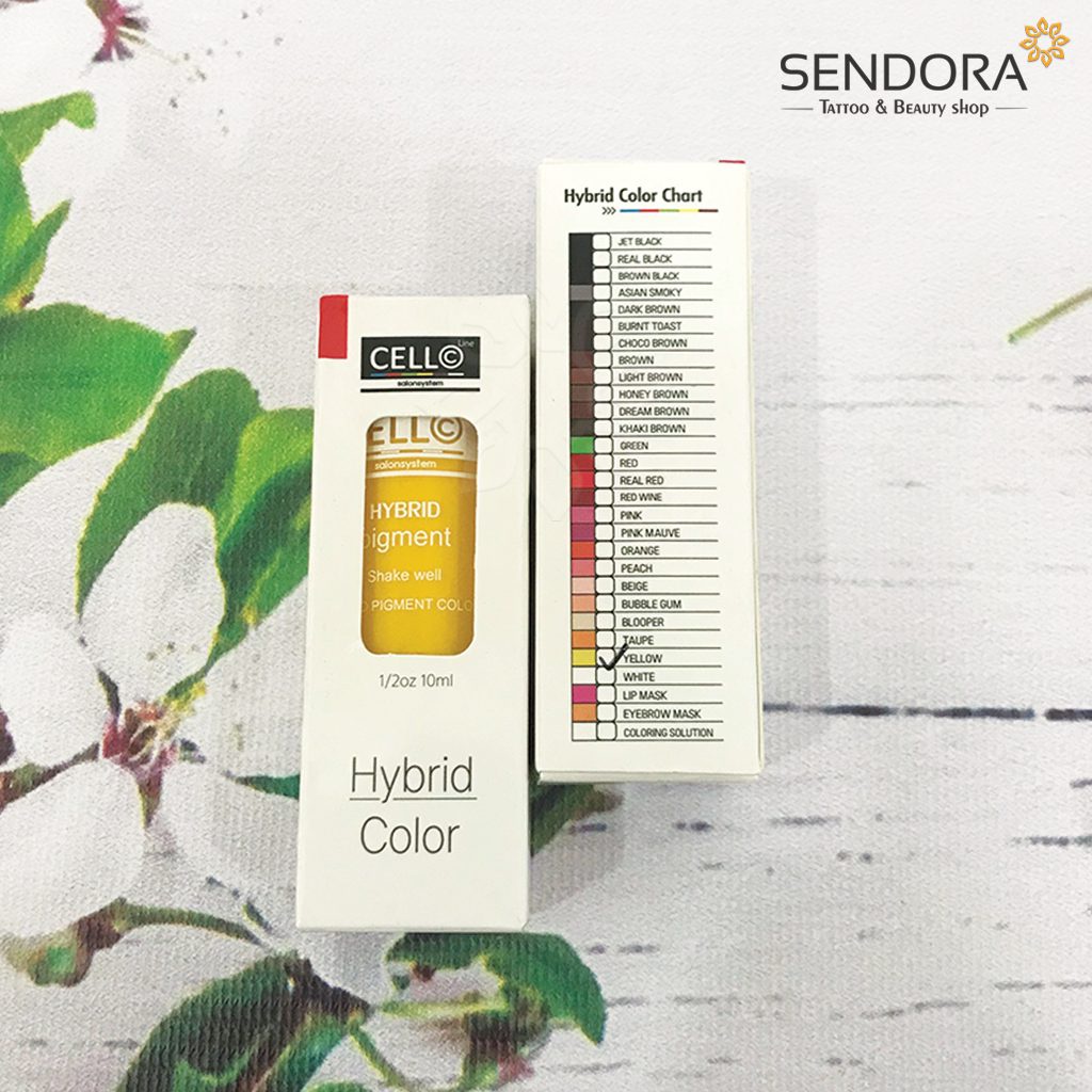 Vàng Chanh Cello Cam Kết Chuẩn Hàn Quốc, Mực Phun Xăm DCPX