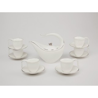 Bộ ấm trà gốm sứ Minh Long Anh Vũ 0.45 lít