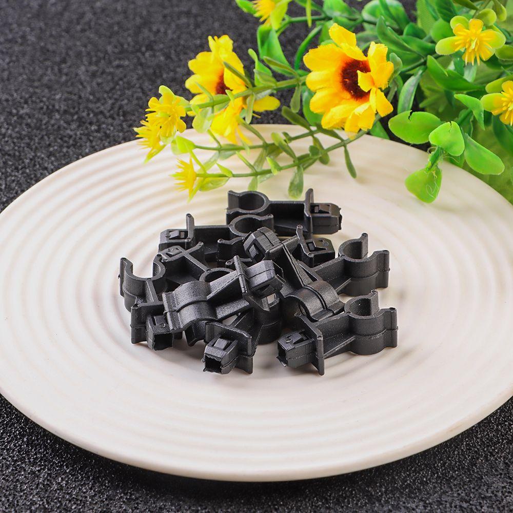 MYRONGVN Set 10 Kẹp Cố Định Nắp Capo Xe Hơi Màu Đen Siêu Bền Thay Thế Chuyên Dụng Cho Nissan Qashqai Pathfinder Navara