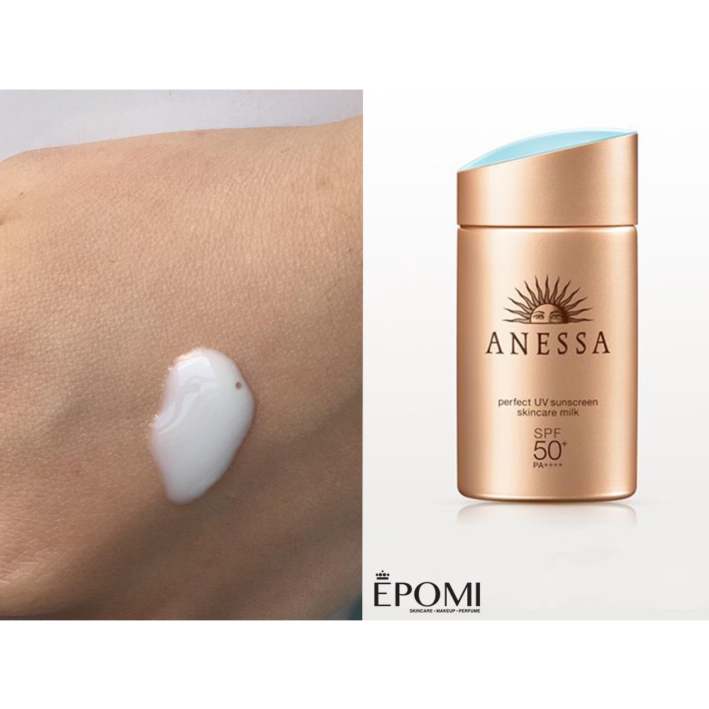 Kem Chống Nắng ANESSA Sunscreen Skincare Milk Dưỡng Da Bảo Vệ Hoàn Hảo 60ml Perfect UV SPF50+/PA++++