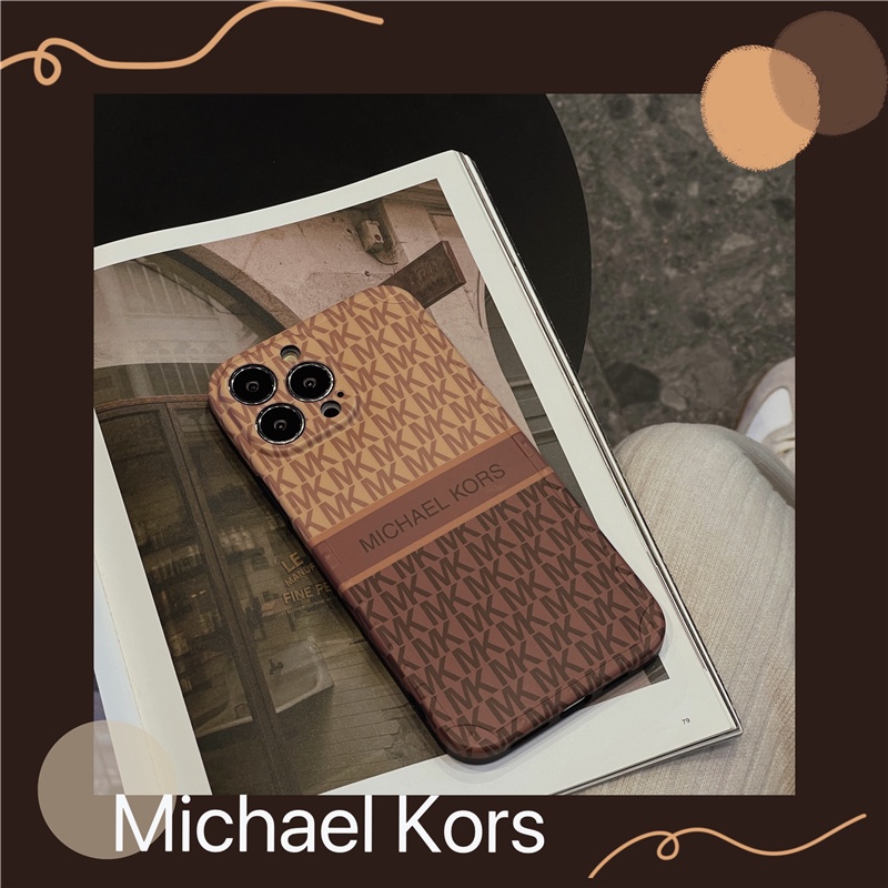 Ốp Điện Thoại Silicone IMD Mềm In Logo MICHAEL KORS Cho iPhone 11Promax 12Promax 13Promax X XS MAX XR 7Plus 8Plus