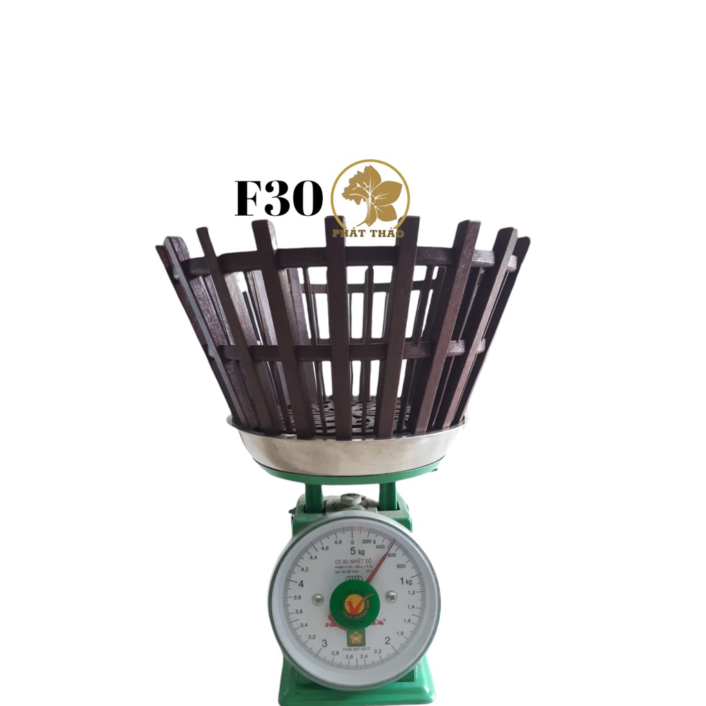 Chậu Nhựa có nan phụ Trồng lan SIÊU DÀY, SIÊU BỀN F30CM